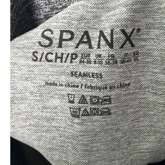 Spanx Space Dye Cloud Gray seamless Sculpting Leggings Size S NWT  Athleisure - Picture 7 of 9